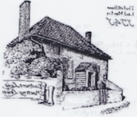 The meeting house on Eastport Lane (1741).