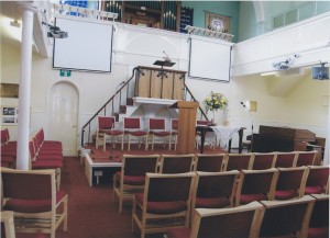Main church interior. Please take a seat!